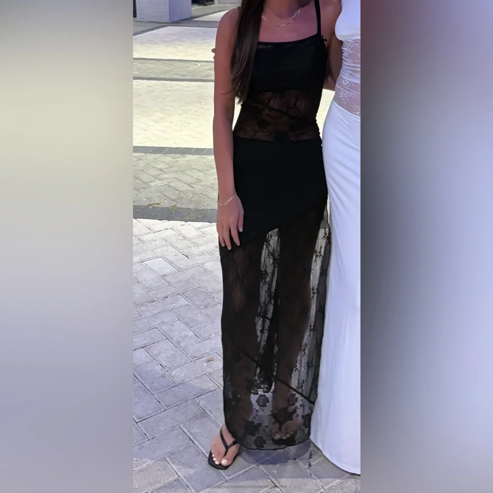 Edikted Black Lace Dress - Picture 3 of 3